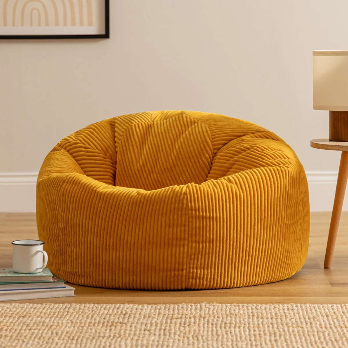 Kingston Classic Beanbag, Corduroy 2 Pack - Yellow – image 3