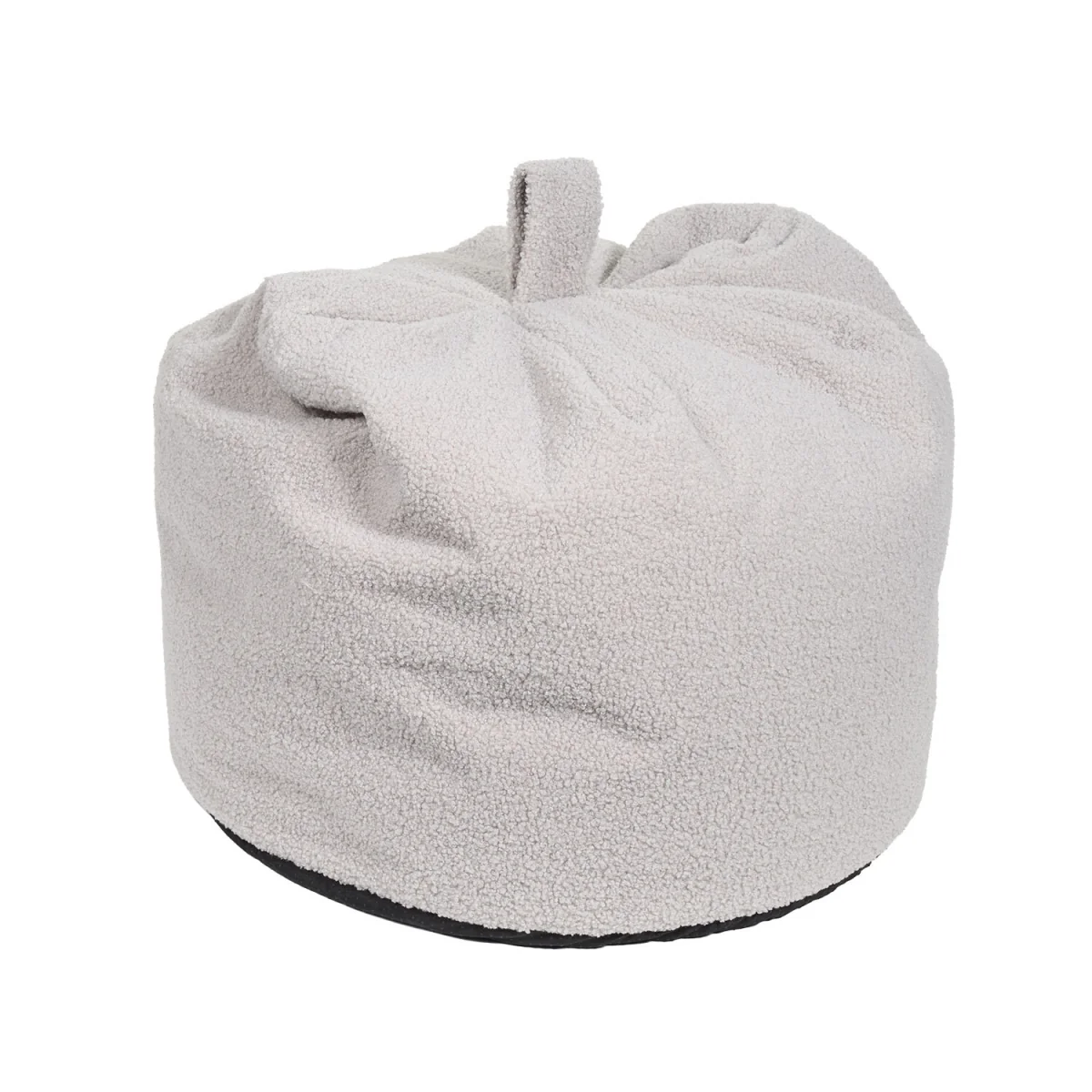 Teddy Boucle Bean Bag - Silver – image 2