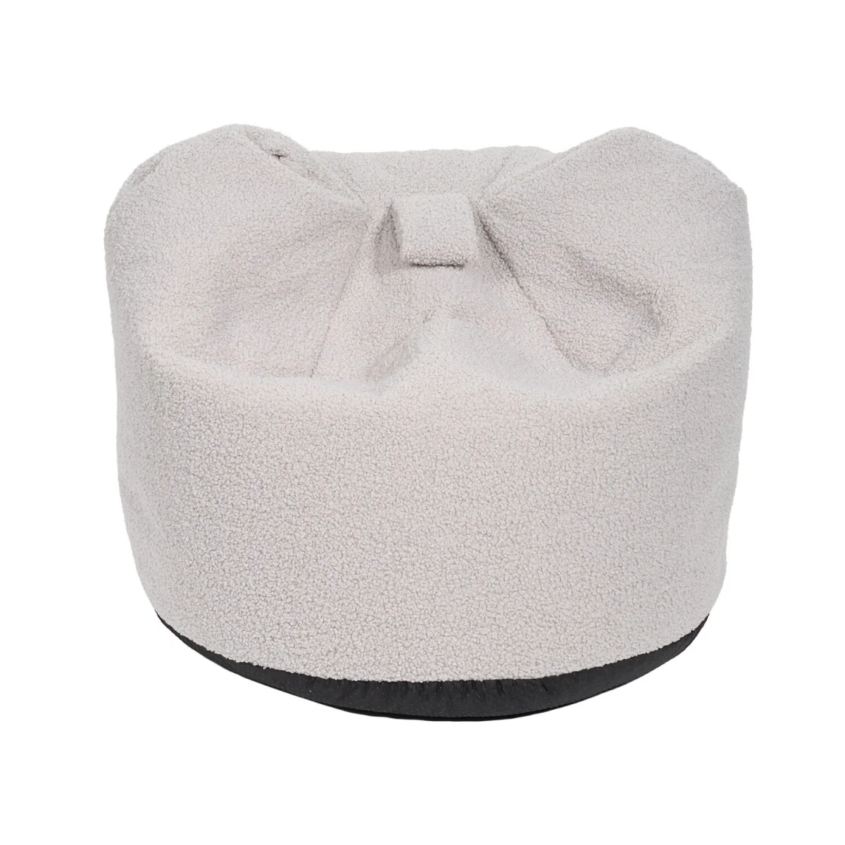 Teddy Boucle Bean Bag - Silver – image 4
