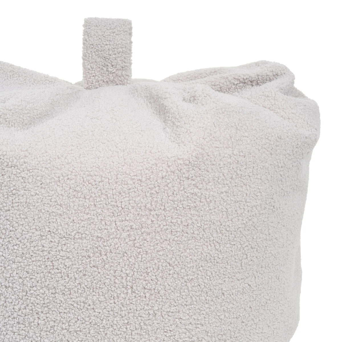 Teddy Boucle Bean Bag - Silver – image 5