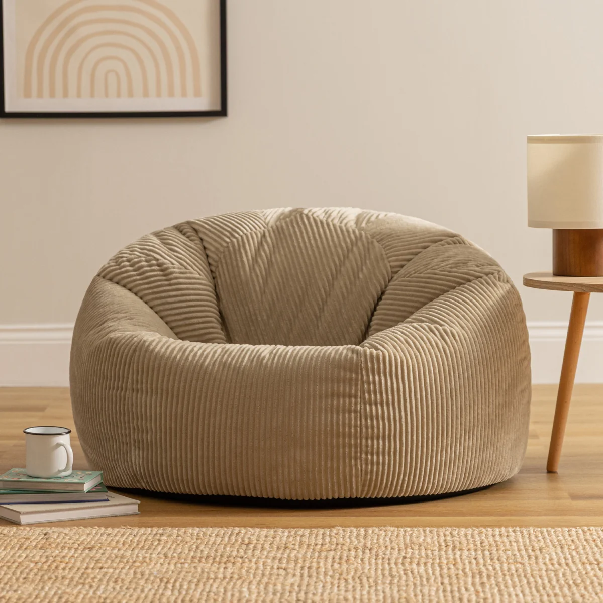 Kingston Classic Beanbag, Corduroy 2 Pack - Natural – image 3