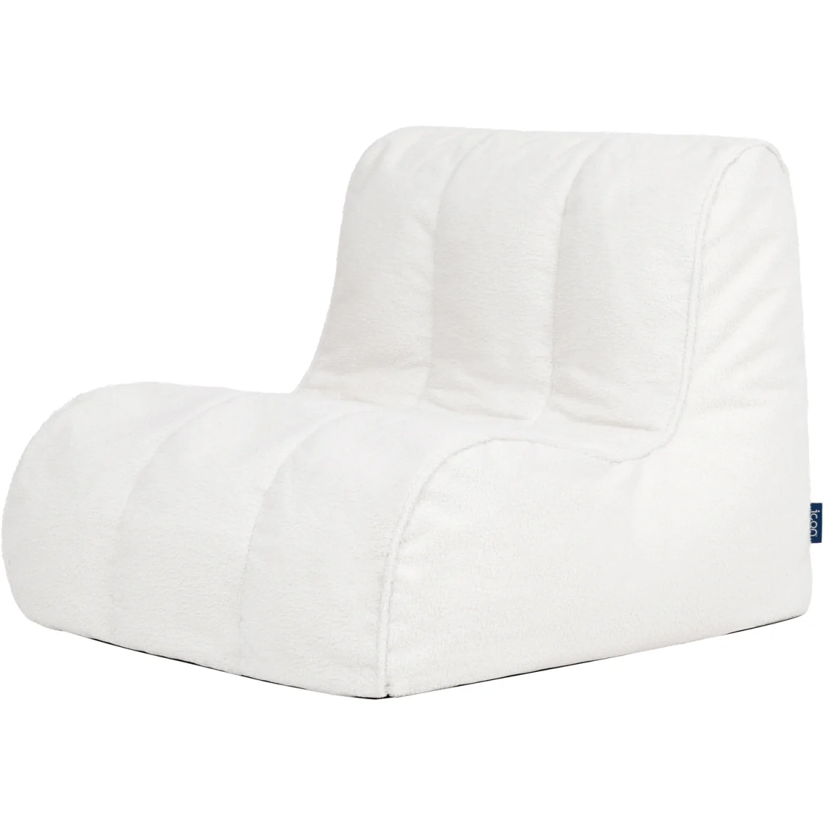icon Swoop Boucle Accent Chair Bean Bag, Cream - Cream – image 5