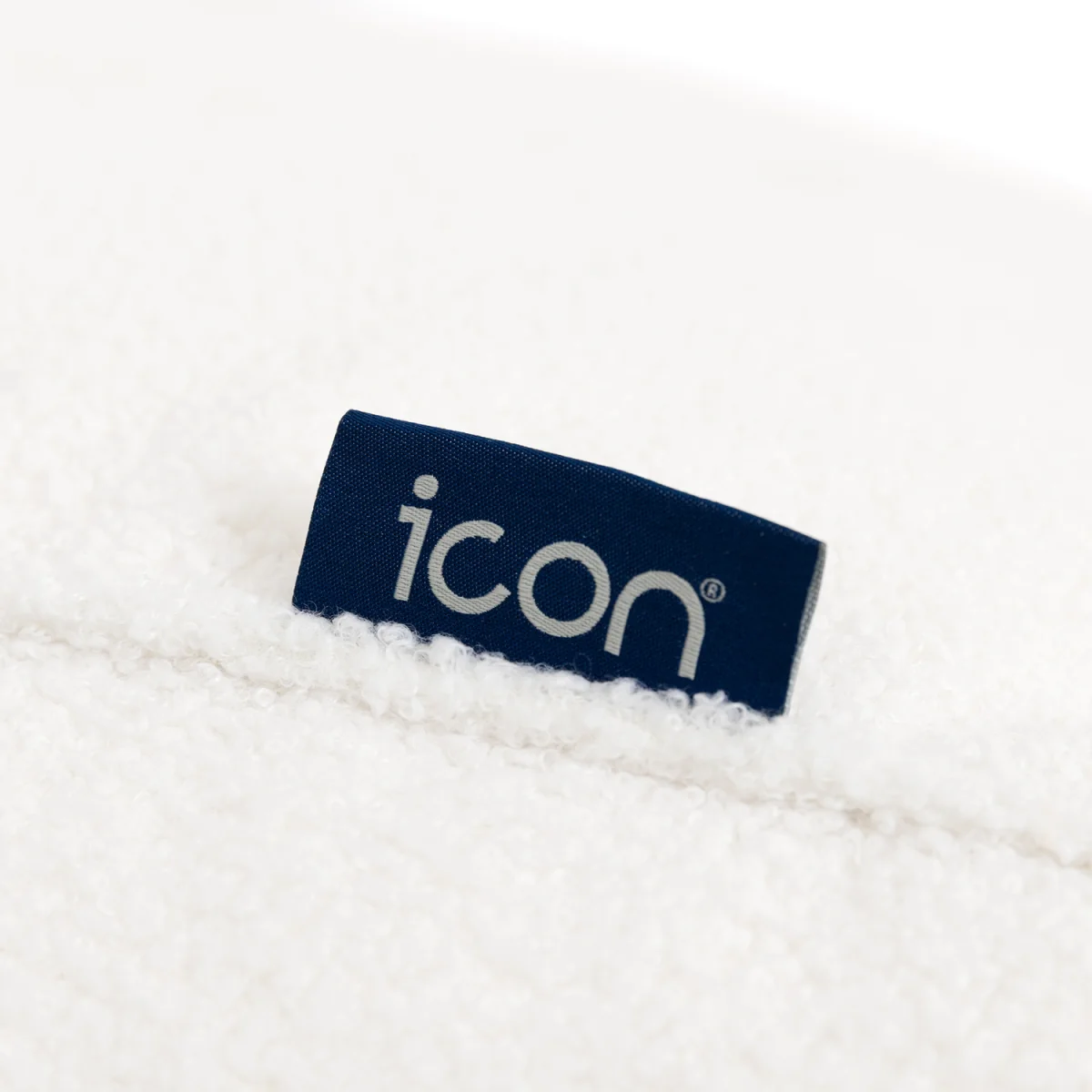 icon Swoop Boucle Accent Chair Bean Bag, Cream - Cream – image 10