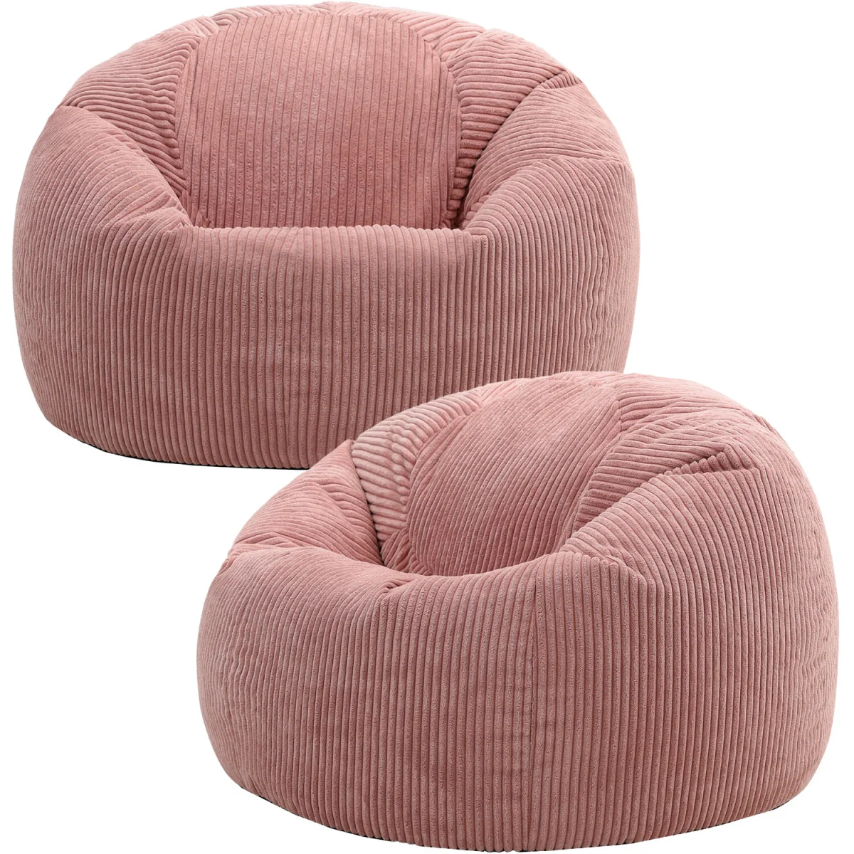 Kingston Classic Beanbag, Corduroy 2 Pack - Light Pink – image 2
