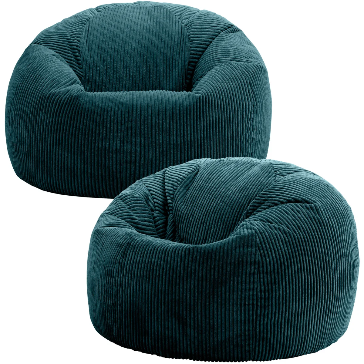 Kingston Classic Beanbag, Corduroy 2 Pack - Teal – image 2