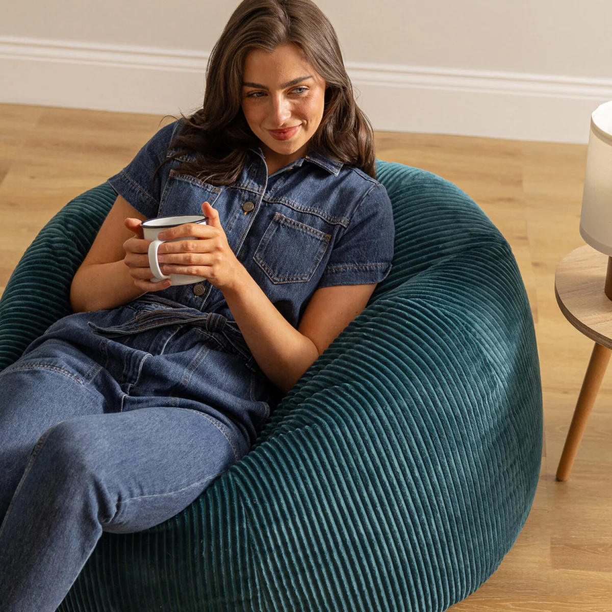Kingston Classic Beanbag, Corduroy 2 Pack - Teal – image 6