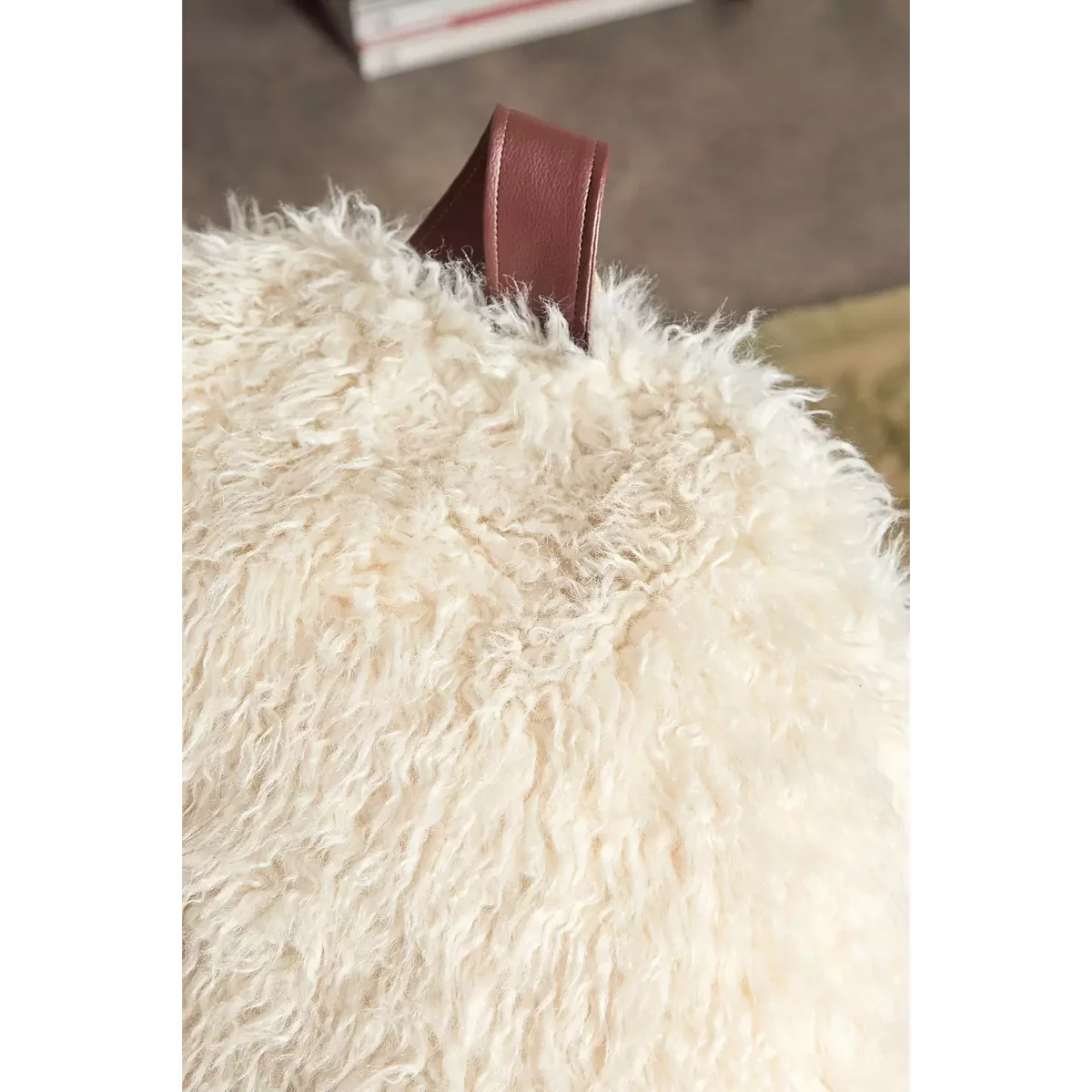 icon Cocoon Yeti Faux Fur Beanbag Lounge Chair - White ALL at Urban Outfitters – image 4