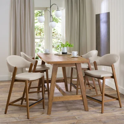 Arighi Bianchi Highgate Rustic Oak Bar Table