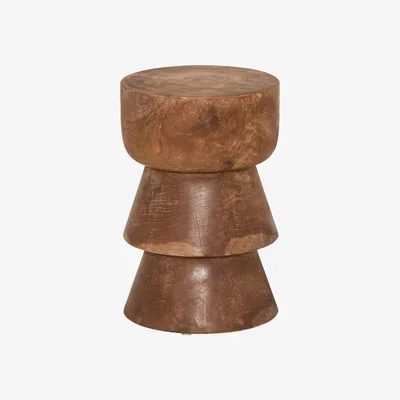 Barker and Stonehouse Elswyth Bishop Stool, Brown | Barker & Stonehouse