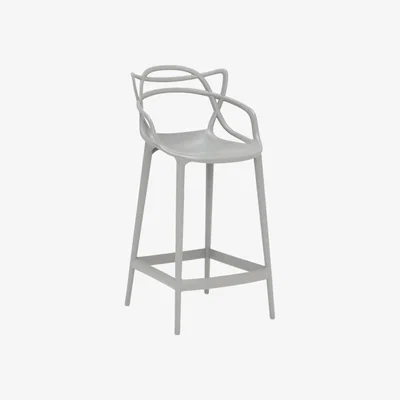 Barker and Stonehouse Kartell Masters Bar Stool, Grey | Barker & Stonehouse