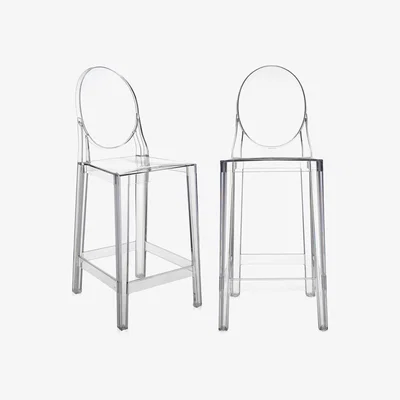 Barker and Stonehouse Pair of Kartell One More Counter Stools, 776 | Barker & Stonehouse