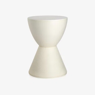 Barker and Stonehouse Prince Aha Stool, White | Barker & Stonehouse
