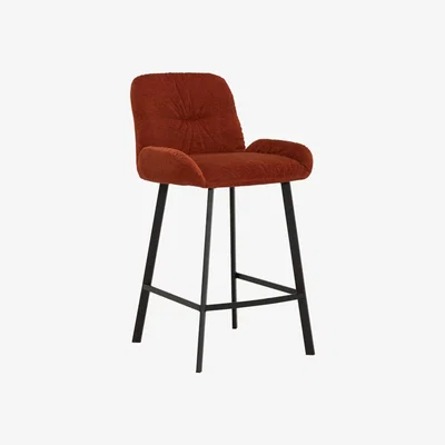 Barker and Stonehouse Kimi Counter Stool, Orange | Barker & Stonehouse