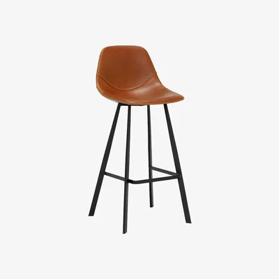 Barker and Stonehouse Fiori Counter Stool, Brown | Barker & Stonehouse
