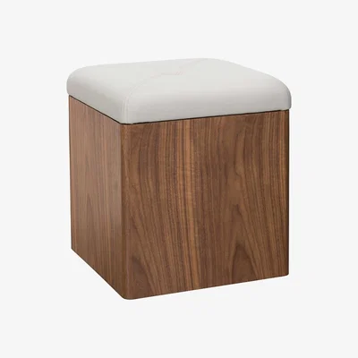 Barker and Stonehouse Vivika Stool, Brown Wood | Barker & Stonehouse