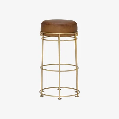Barker and Stonehouse Nola Counter Stool Leather | Barker & Stonehouse