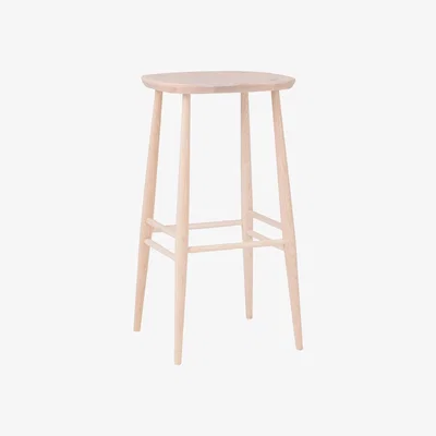 Barker and Stonehouse L.Ercolani Utility Bar Stool, Neutral | Barker & Stonehouse