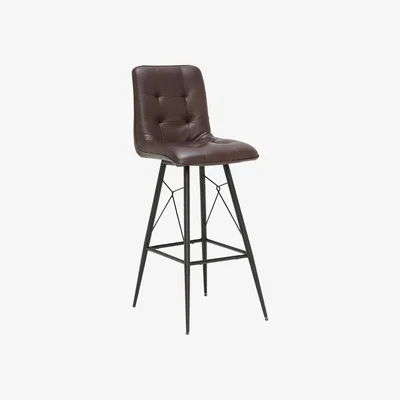Barker and Stonehouse Linnet Bar Stool, Brown | Barker & Stonehouse