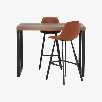 Barker and Stonehouse Tacoma Bar Table And 2 Fiori Bar Stools