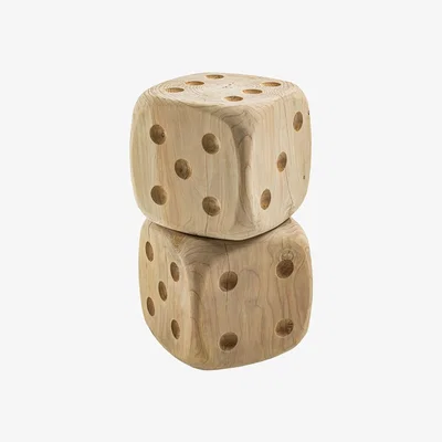 Barker and Stonehouse Riva 1920 Large Dadone Stool, Neutral Wood | Barker & Stonehouse