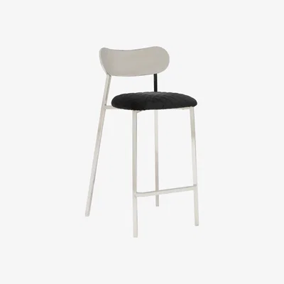 Barker and Stonehouse Cyrus Bar Stool, Black Velvet