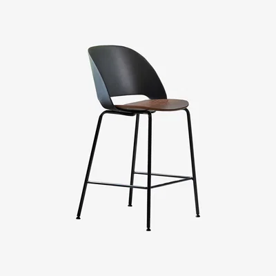 Barker and Stonehouse Bontempi Polo Barstool, Brown Wood | Barker & Stonehouse