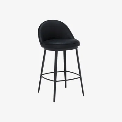 Barker and Stonehouse Quebec Counter Stool, Black | Barker & Stonehouse