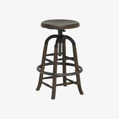 Barker and Stonehouse Otis Barstool, Black Metal | Barker & Stonehouse