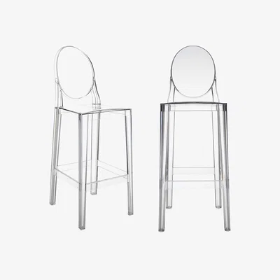 Barker and Stonehouse Pair of Kartell One More Bar Stools | Barker & Stonehouse