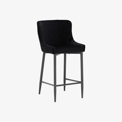Barker and Stonehouse Rivington Counter Dining Stool, Black | Barker & Stonehouse