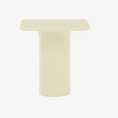 The Conran Shop Tall Mag Square Table in Chalk