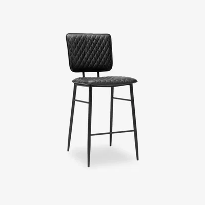 Cult Furniture Elgin Metal Kitchen Stool, Black