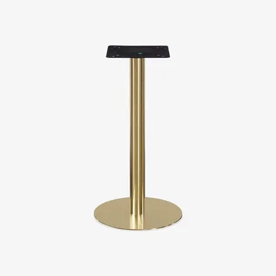 Cult Furniture Kinsley Round Bar Table Base, Brass
