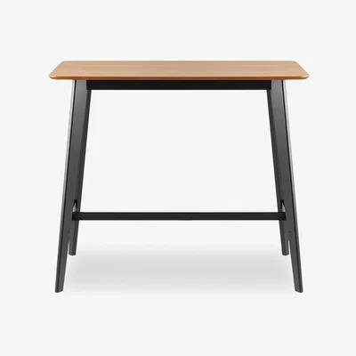 Cult Furniture £20 Off Roxby Wooden Bar Table, Oak & Black