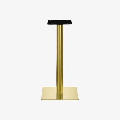 Cult Furniture Kinsley Square Bar Table Base, Brass