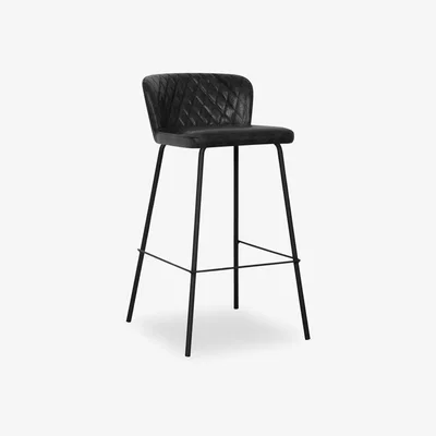 Cult Furniture Hayes Bar Stool, Vintage Black