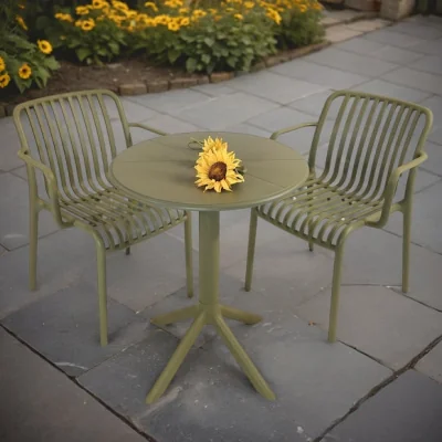 Dunelm Return - Modura Anders Round Bistro Table with 2 Alma Armchairs