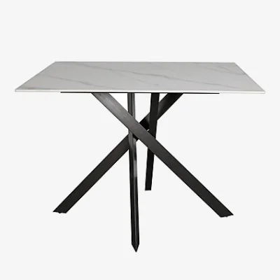Furniture Village Samurai Bar Table with White Ceramic Top