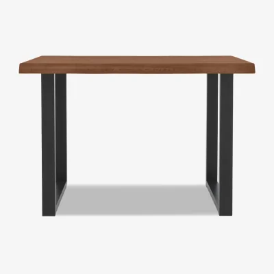 Furniture Village Bodahl - Hades Raw Edge Bar Table with U Shaped Legs - 140-cm - Old Bassano