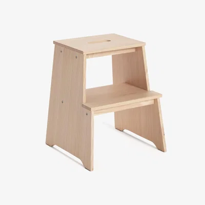 Habitat Habitat Seoul Solid Wood Step Stool - Natural