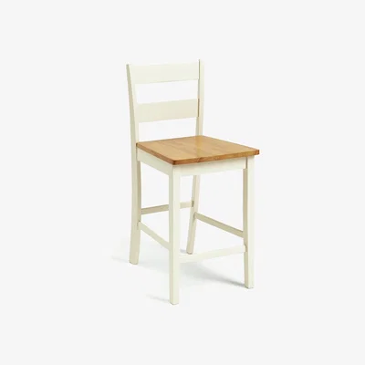 Habitat Habitat Chicago Bar Stool - Oak and Cream