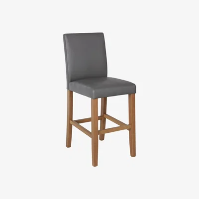 Habitat Habitat Winslow Solid Wood Bar Stool - Grey