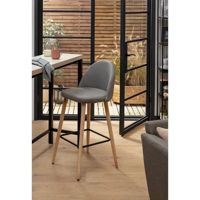 Habitat Habitat Imogen Fabric Barstool - Grey