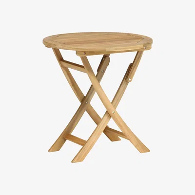 John Lewis KETTLER Hampton Round Folding Garden Bistro Table, 70cm, FSC-Certified (Eucalyptus Wood)