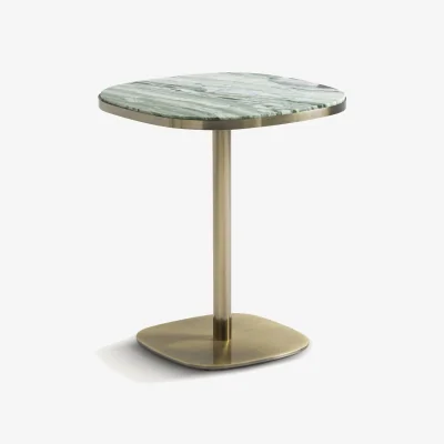 La Redoute Lixfeld Green Marble Bistro Table