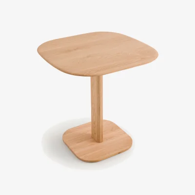 La Redoute Monceau Solid Oak and Iron Gallina Design 2 Seater Bistro Table