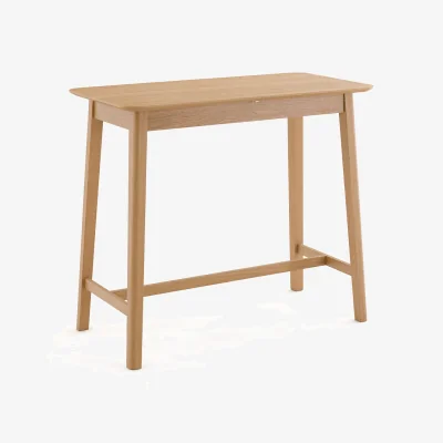 La Redoute Lombard Oak Veneer Extendable Bar Table (Seats 4-6)