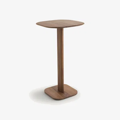 La Redoute Monceau Walnut High Bistro Table, designed by E. Gallina