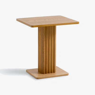 La Redoute Onate Oak Bistro Table with 2 Place Settings