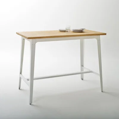 La Redoute Hiba Industrial Style Wood/Metal Bar Table